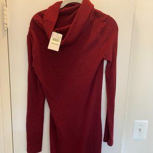 Brand new never worn Mango red sweater dress